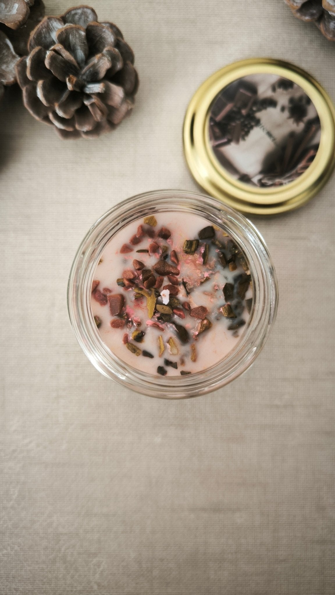 <b>CAPRICHO</b> (Chocolate, Crema y Vainilla) - Velas en cristal OI26 - My Essentials by FARA