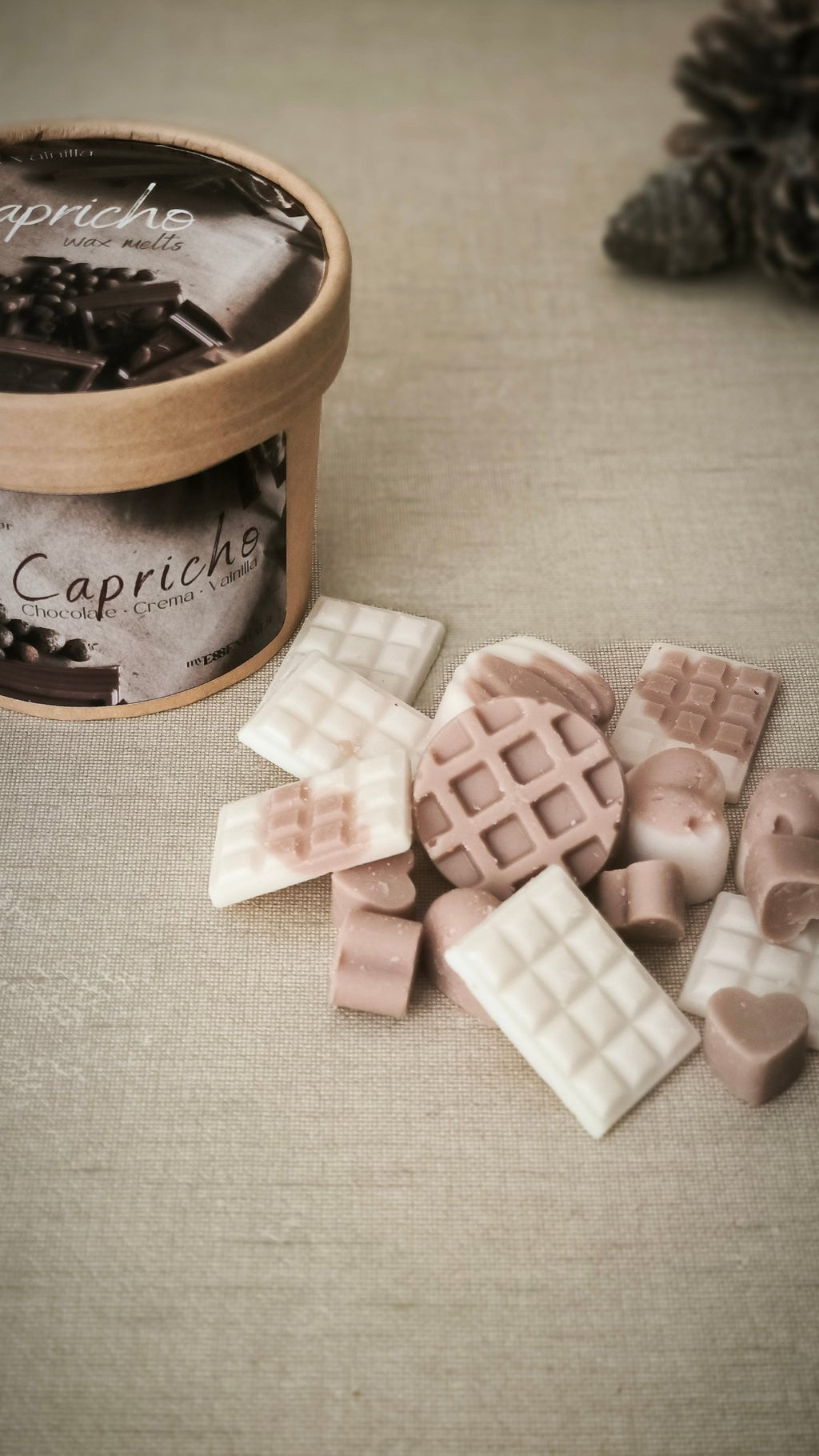 <b>CAPRICHO</b> (Chocolate, Crema y Vainilla) - WaxMelts OI26 - My Essentials by FARA