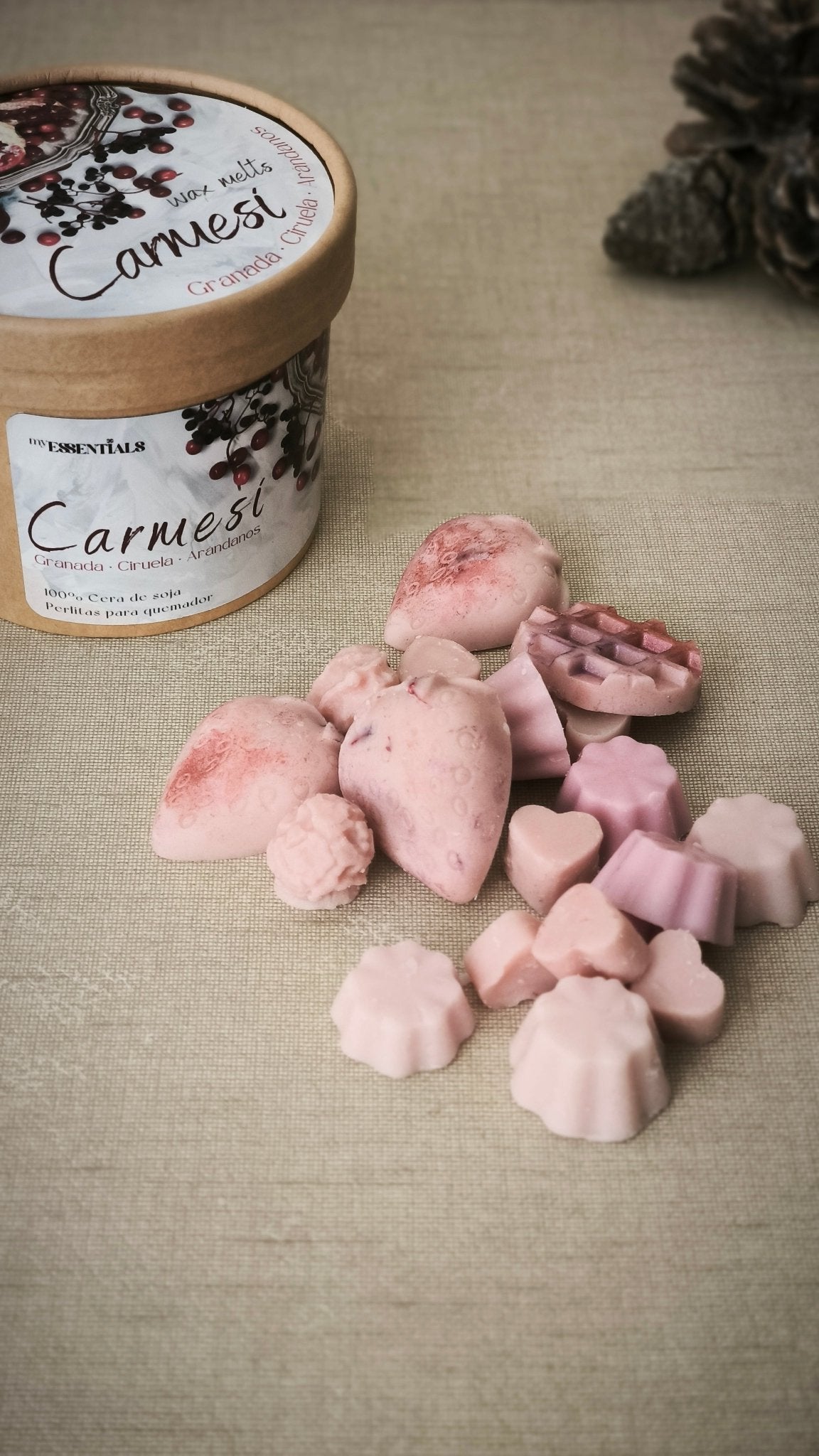 <b>CARMESÍ</b> (Granada, Ciruela y Arándanos) - WaxMelts OI26 - My Essentials by FARA