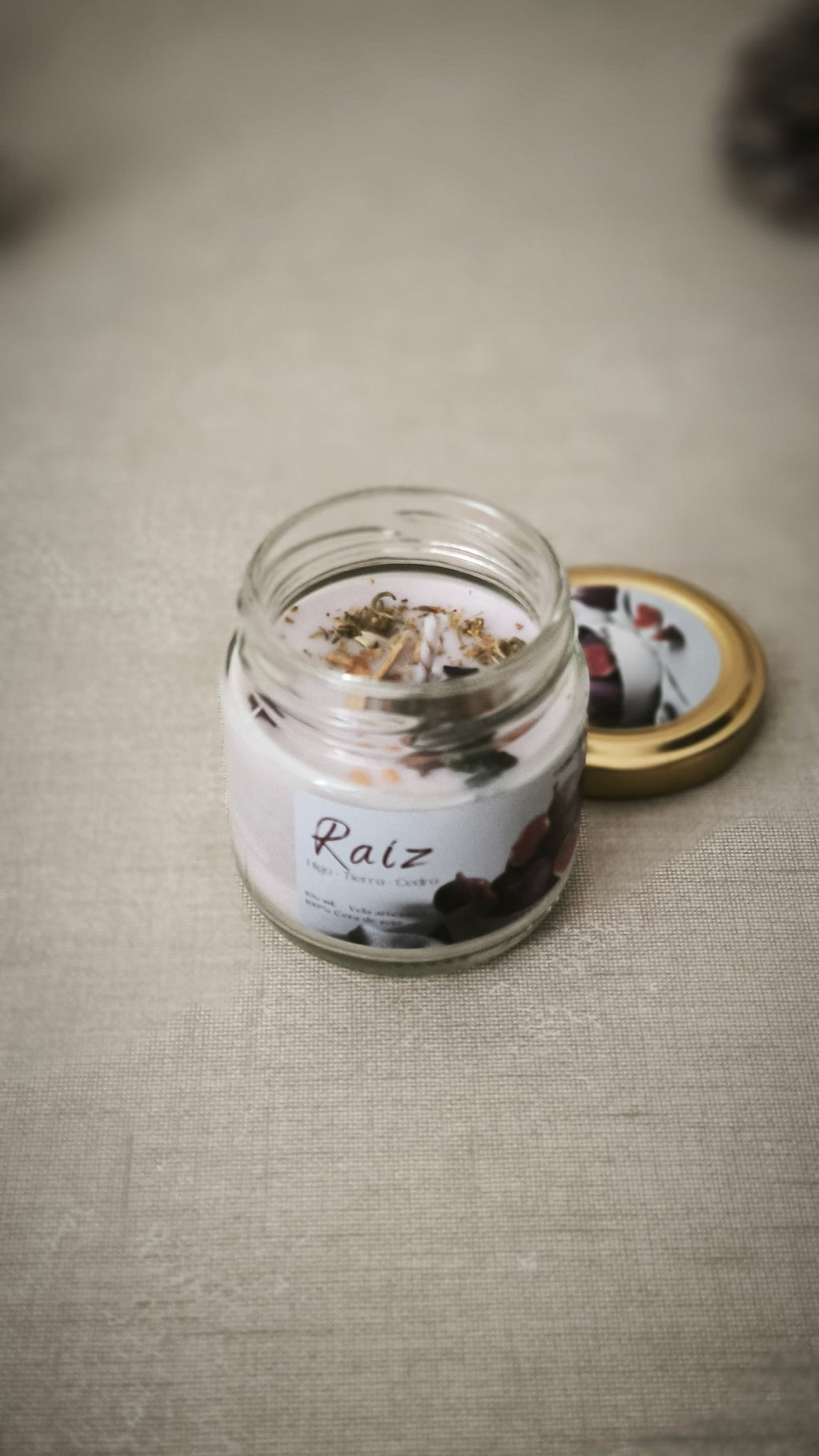 <b>RAÍZ</b> (Higo, Tierra y Cedro) - Velas en cristal OI26 - My Essentials by FARA