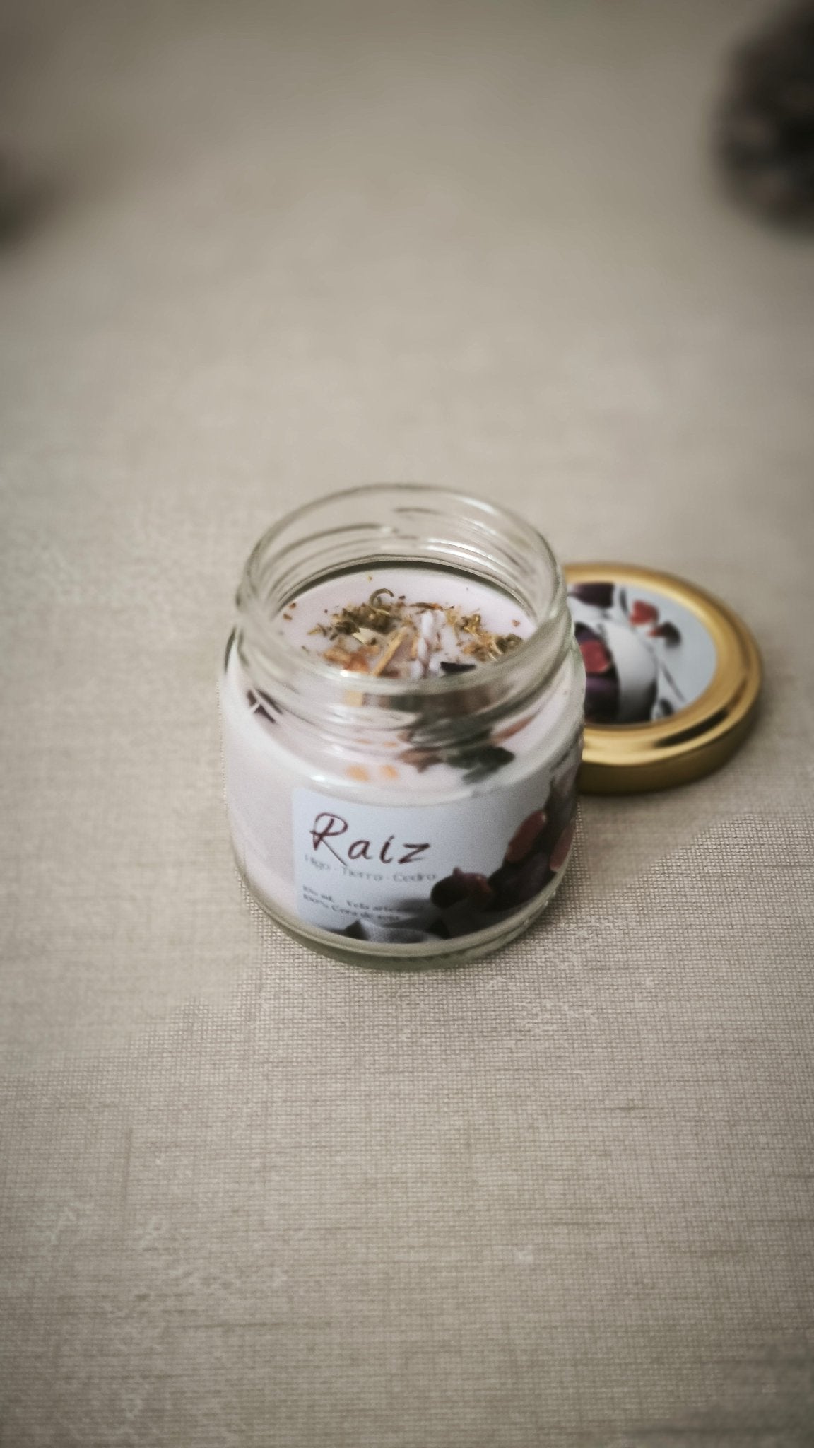 <b>RAÍZ</b> (Higo, Tierra y Cedro) - Velas en cristal OI26 - My Essentials by FARA
