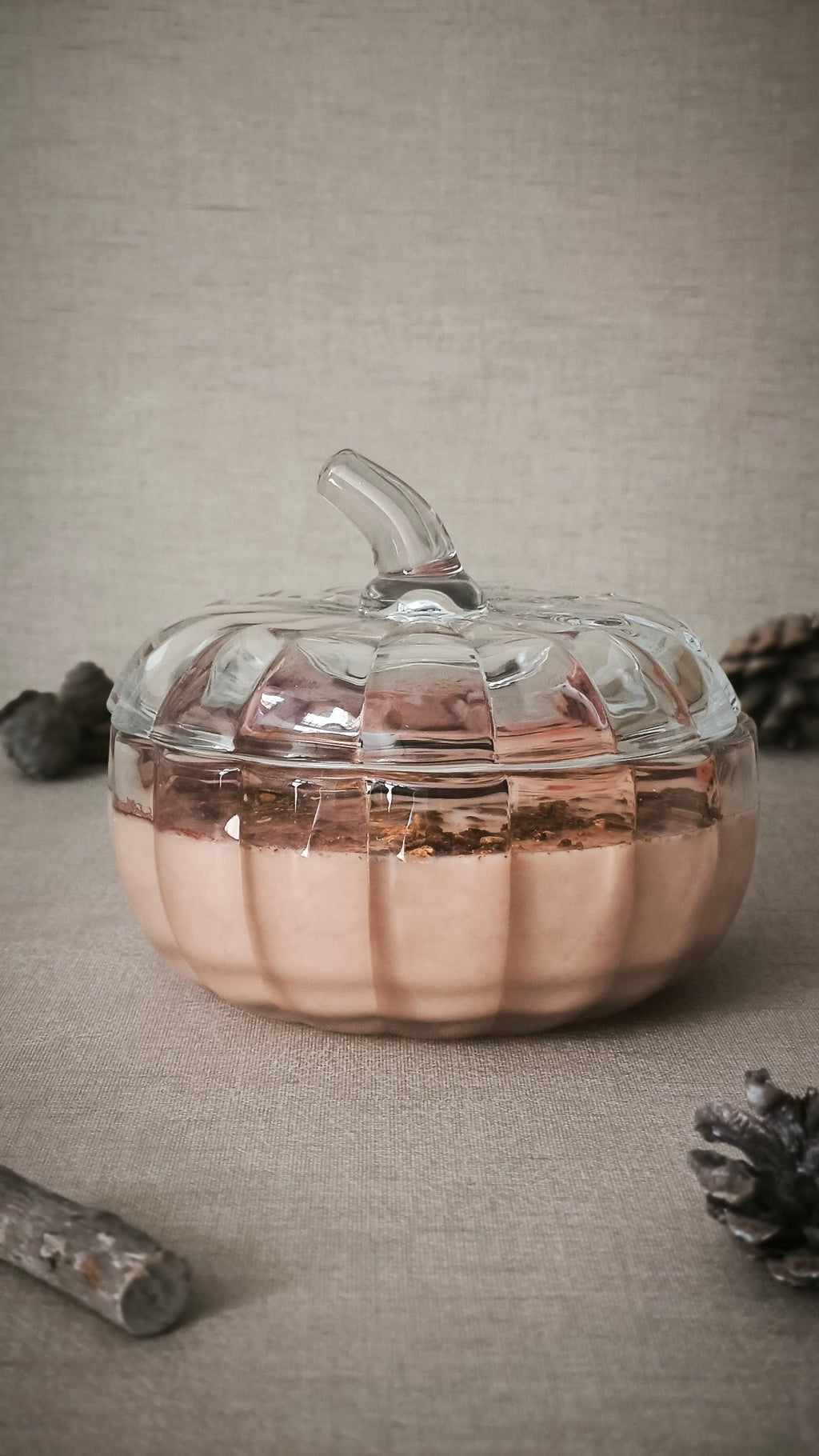 <b>SOLANA</b> (Pomelo, Canela y Naranja) - Velas en cristal OI26 - My Essentials by FARA