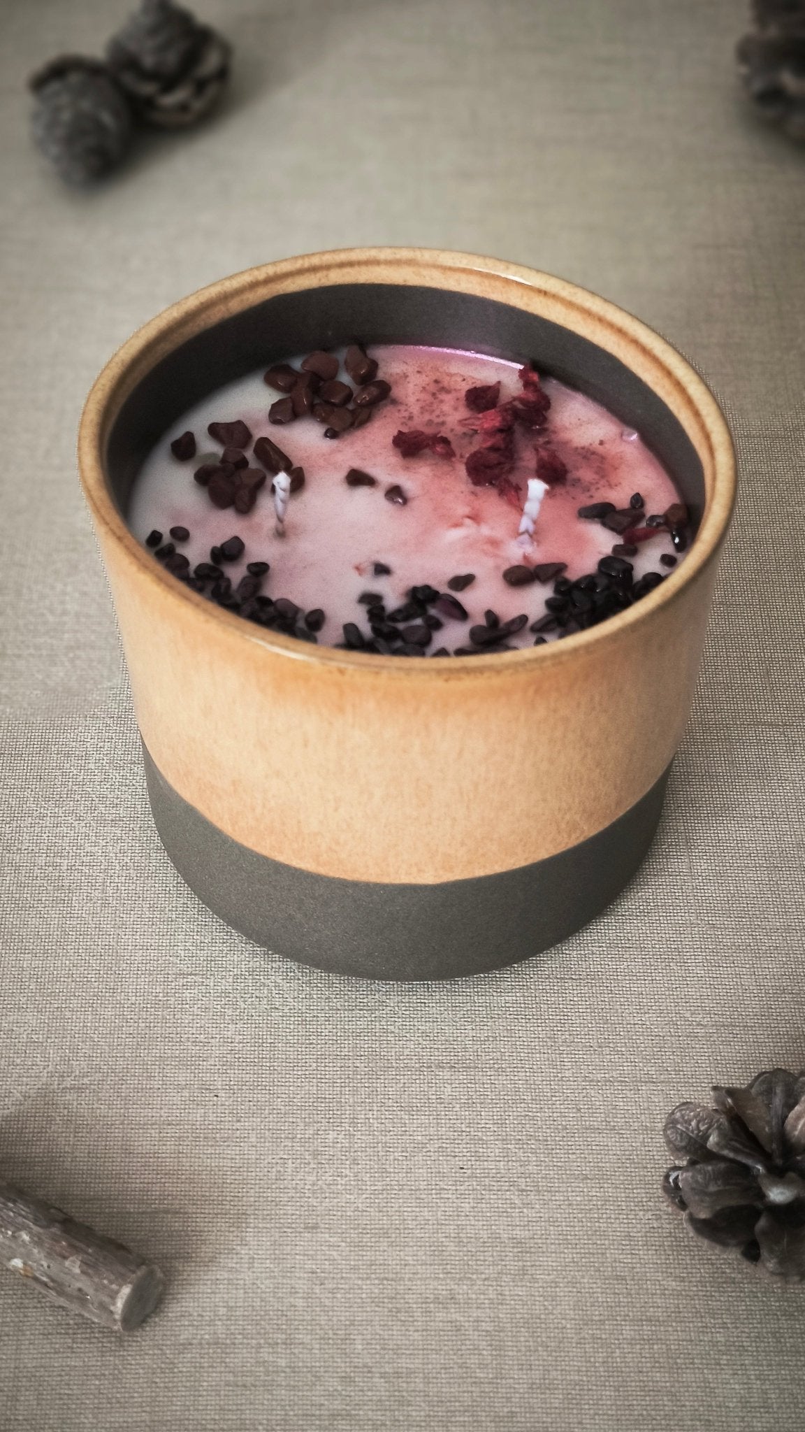 Carmesí (Ciruela, Granada y Arándanos) - Velas en cerámica OI26 - My Essentials by FARA