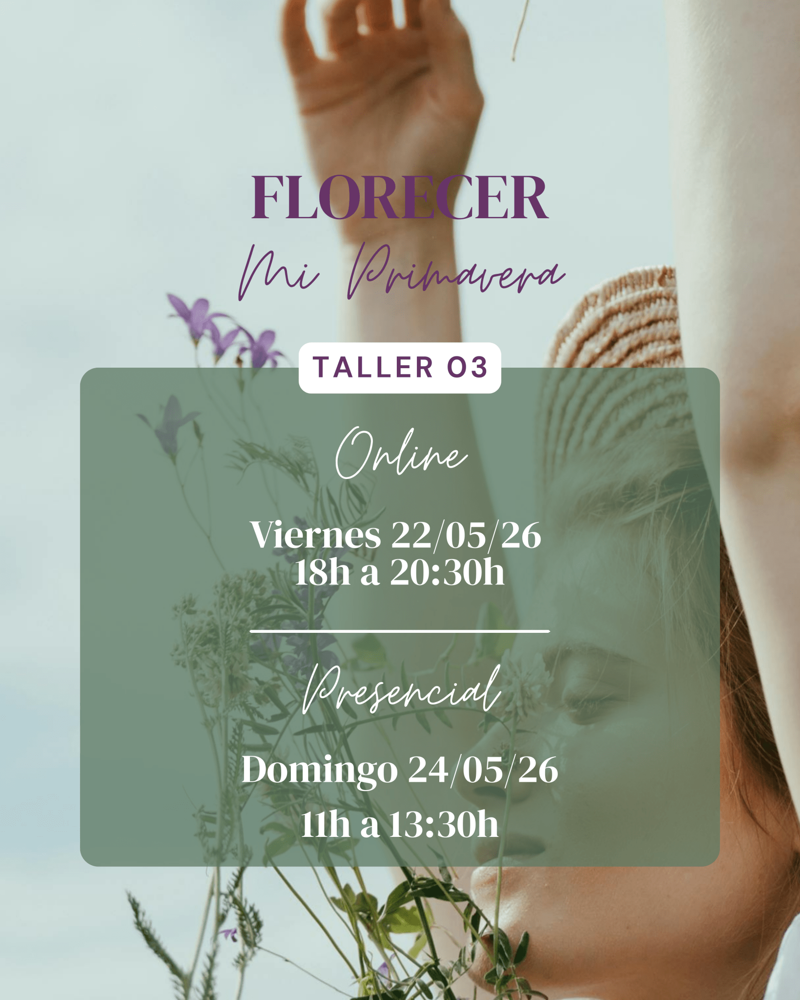 Crear para Calmar: Primavera desde dentro (taller presencial y online) - My Essentials by FARA