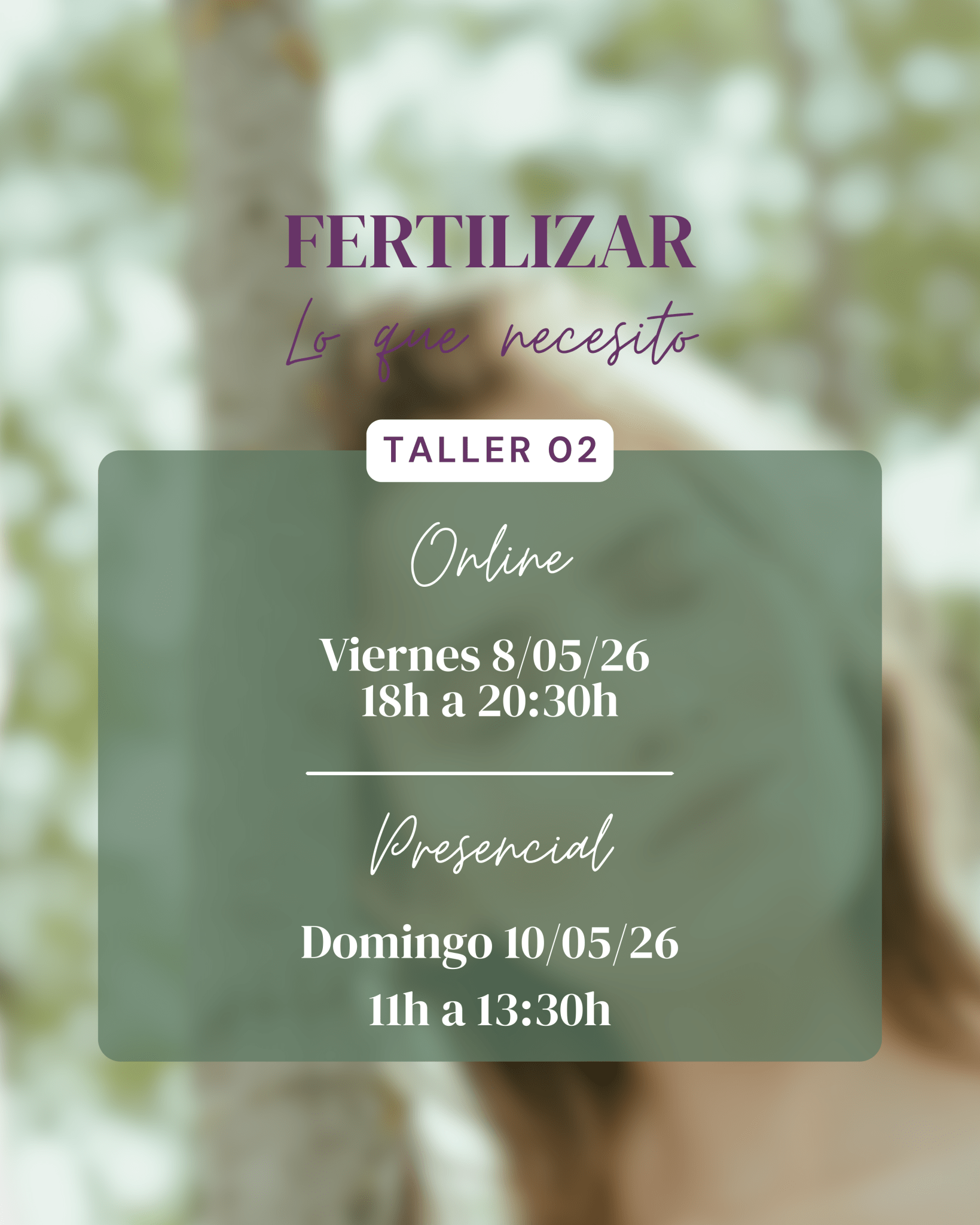 Crear para Calmar: Primavera desde dentro (taller presencial y online) - My Essentials by FARA