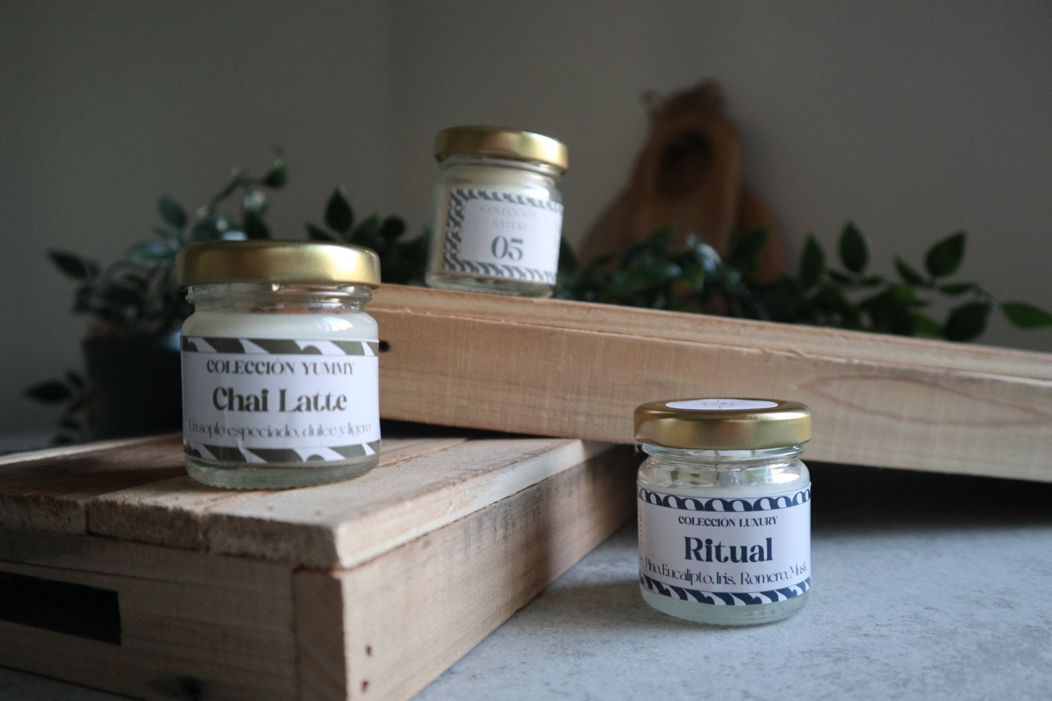 Pack de 3 mini velas - My Essentials by FARA