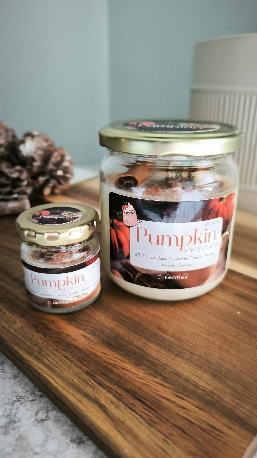 Pumpkin Spices Latte (El otoño en una vela) - My Essentials by FARA