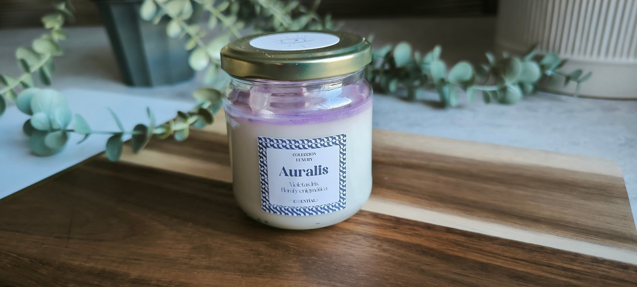 Vela Auralis (Violetas e Iris) - Luxury - My Essentials by FARA