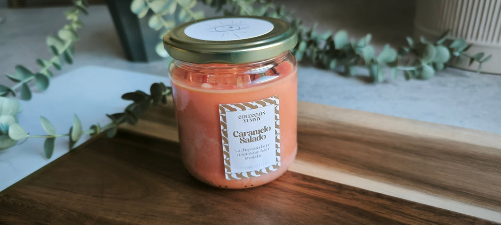 Vela Caramelo Salado (Caramelo, Sal y Mantequilla) - Yummy - My Essentials by FARA