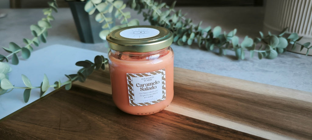 Vela Caramelo Salado (Caramelo, Sal y Mantequilla) - Yummy - My Essentials by FARA