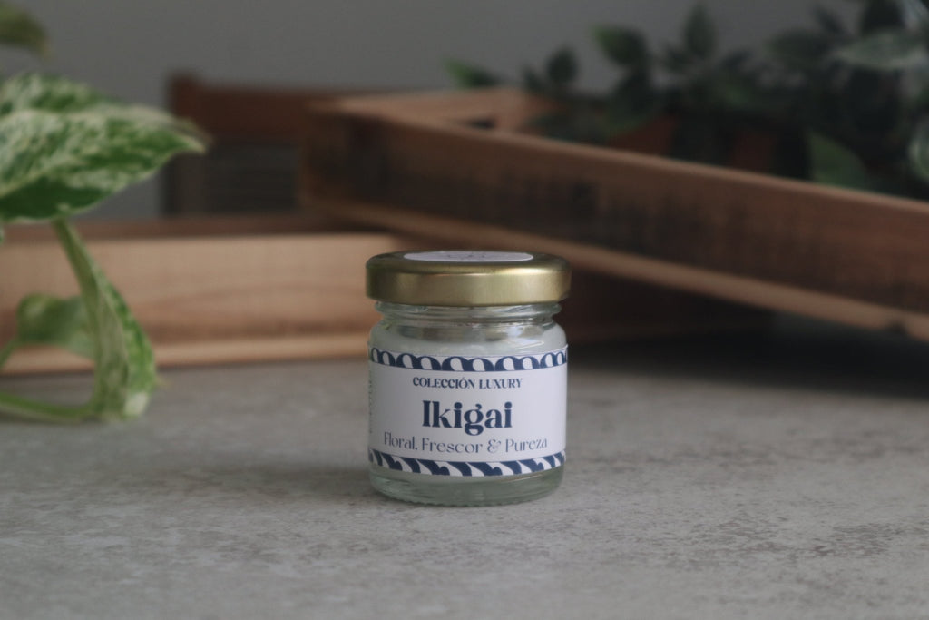 Vela Ikigai (Flor de Algodón) - Luxury - My Essentials by FARA