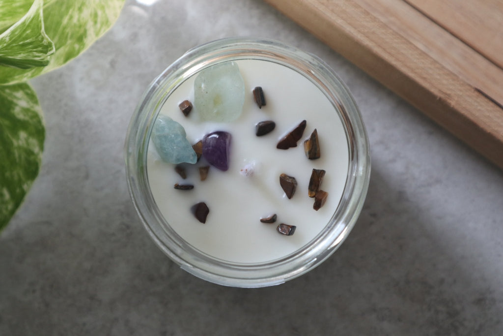 Vela Kalm (Sándalo, Palo Santo, Hierbabuena, Lavanda y Tabaco) - Luxury - My Essentials by FARA