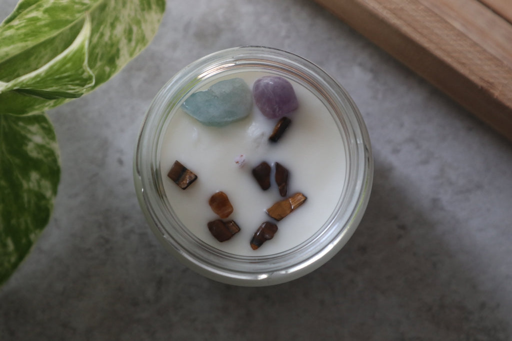 Vela Kalm (Sándalo, Palo Santo, Hierbabuena, Lavanda y Tabaco) - Luxury - My Essentials by FARA